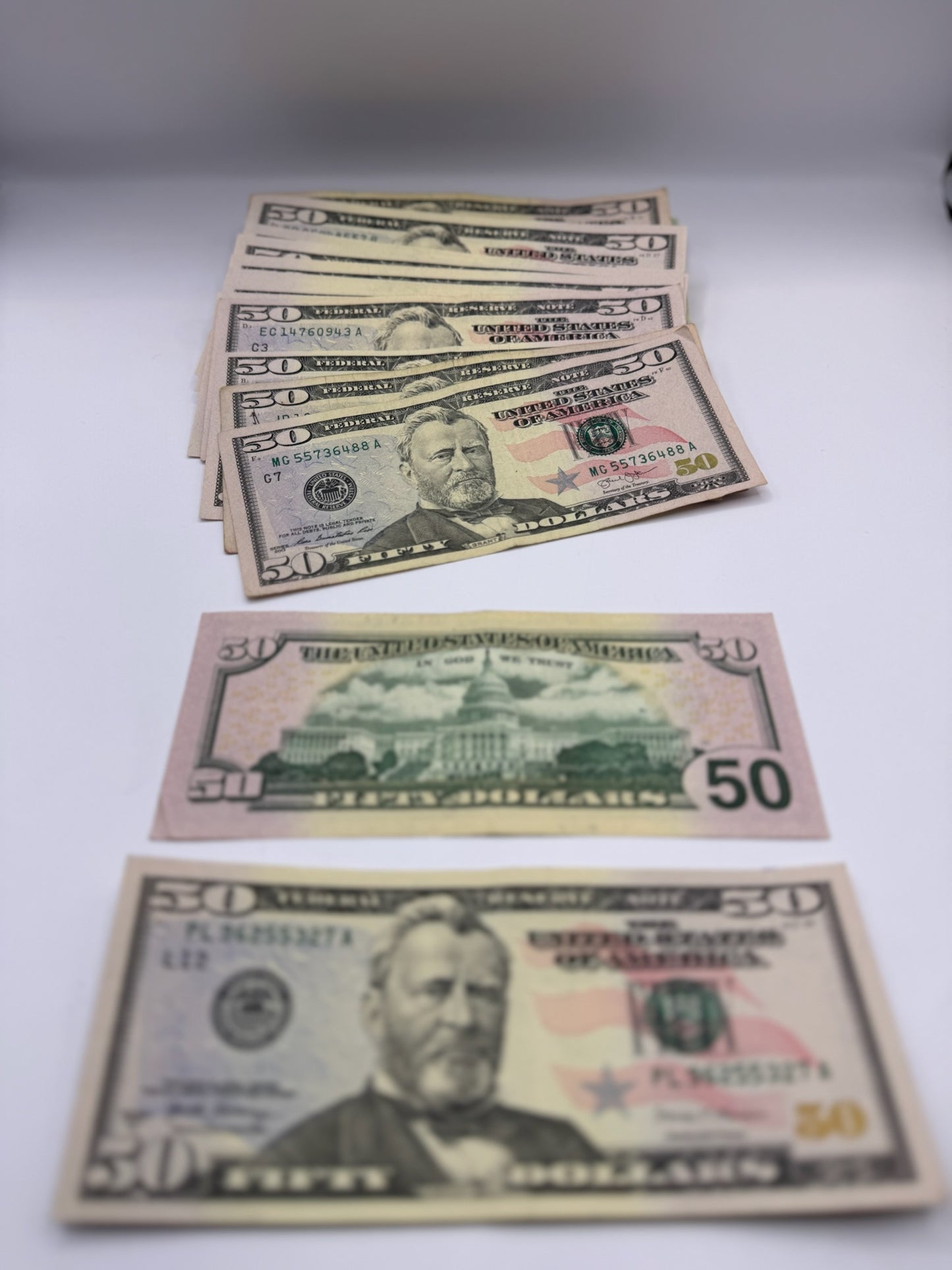 American Prop Money $50 Bills $5,000 Full Print 1 Stack (100pcs)